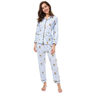 Nicole Corgi Pajama Set