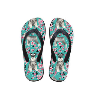 Schnauzer Flip Flops