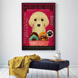 Vintage Dog Canvas Poster