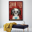 Vintage Dog Canvas Poster