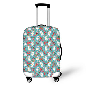Westie Luggage Cover