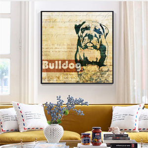 Cool Canvas Poster Dog Prints