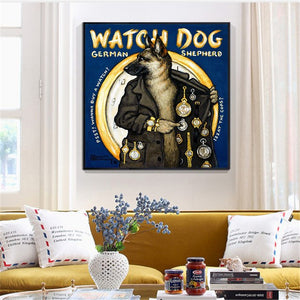 Cool Canvas Poster Dog Prints