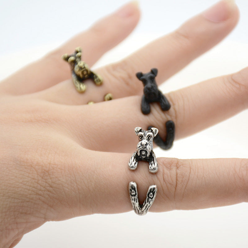 Schnauzer Hug Ring