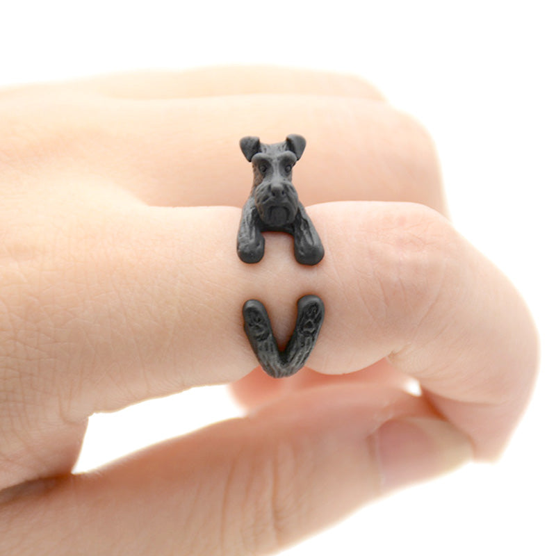 Schnauzer Hug Ring