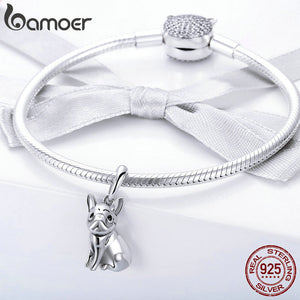 925 Sterling Silver French Bulldog Charm-charm-Ploocy-Ploocy