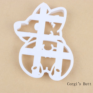 3pcs Set Cute Corgi Molds