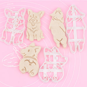 3pcs Set Cute Corgi Molds