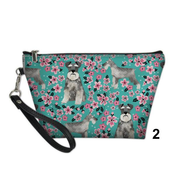Schnauzer Cosmetic & Makeup Bag