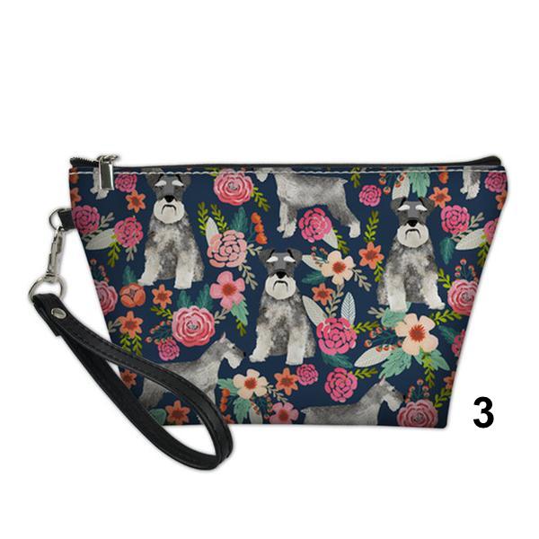 Schnauzer Cosmetic & Makeup Bag