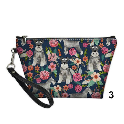 Schnauzer Cosmetic & Makeup Bag