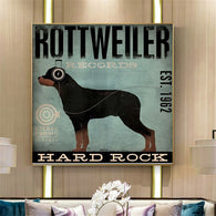 Rottweiler Records Wall Art