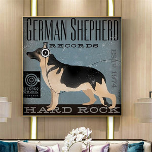 Rottweiler Records Wall Art