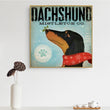 Schnauzer Vintage Canvas Poster