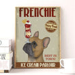 Vintage Bulldog Canvas Poster