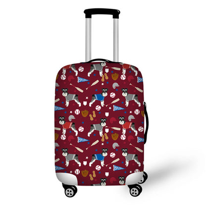 Schnauzer Luggage Protective Cover