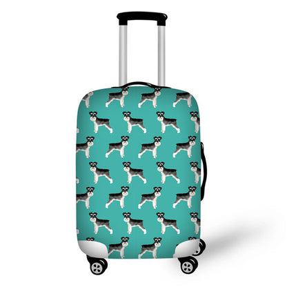 Schnauzer Luggage Protective Cover