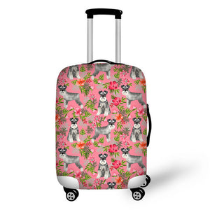 Schnauzer Luggage Protective Cover