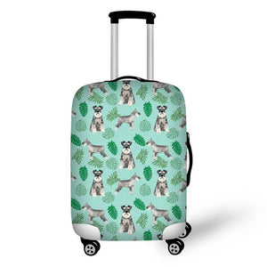 Schnauzer Luggage Protective Cover