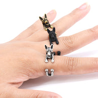 German Shepherd Hug Ring