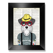 Tattoo Schnauzer Canvas Poster