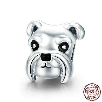 925 Sterling Silver Schnauzer Charm-charm-Ploocy-Ploocy