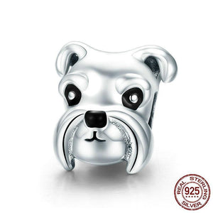 925 Sterling Silver Schnauzer Charm-charm-Ploocy-Ploocy