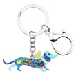 Spring Bloom Dachshund Keychain