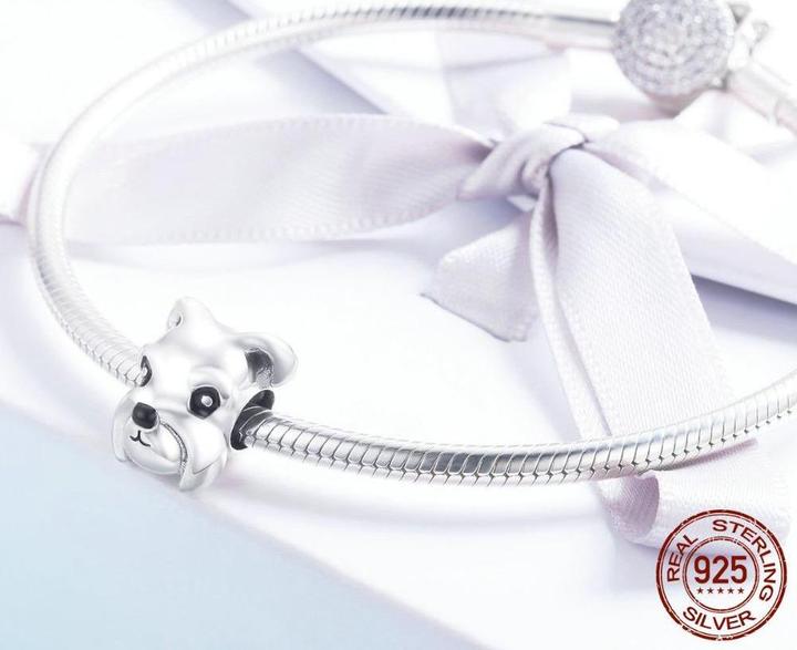 925 Sterling Silver Schnauzer Charm-charm-Ploocy-Ploocy