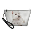 Floral Westie Cosmetic Case