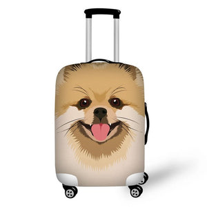 Pomeranian Luggage Cover