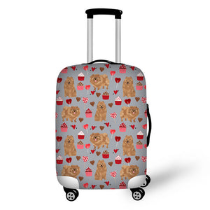 Pomeranian Luggage Cover