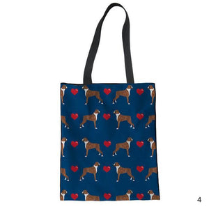 Boxer Dog Tote Bag