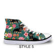 Dachshund Canvas Sneakers