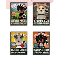 Dog Company Canvas Posters