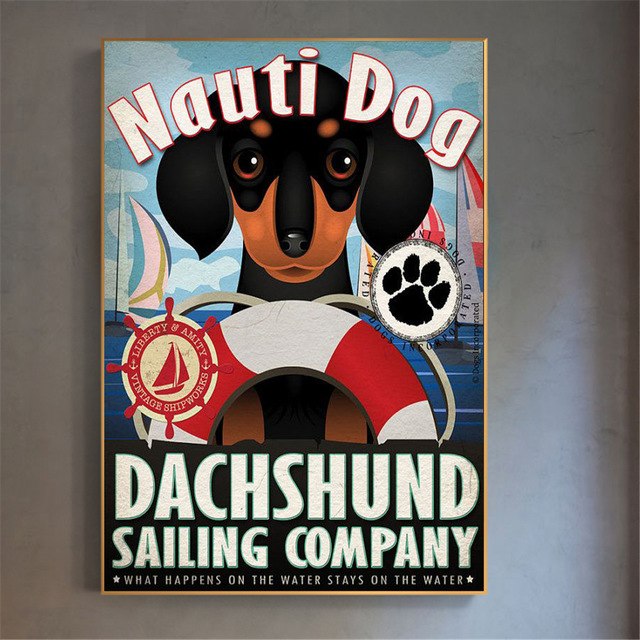 Dog Company Canvas Posters