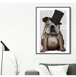 Bulldog Newspaper Canvas Poster