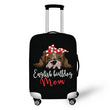 English Bulldog Mom Luggage Cover