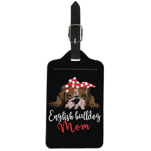 English Bulldog Mom Luggage Cover
