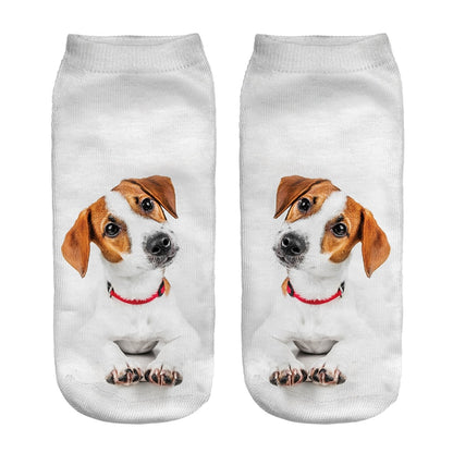Jack Russell Ankle Socks