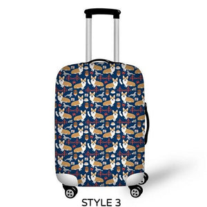 Corgi Luggage Cover