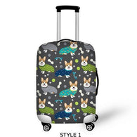 Corgi Luggage Cover