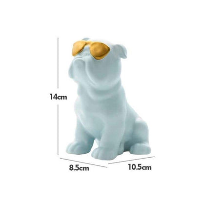 Macaroons Bulldog Figurines