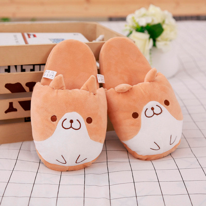 Corgi slippers for 2025 adults