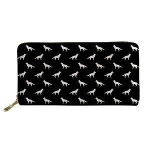 Black & White German Shepherd Wallet