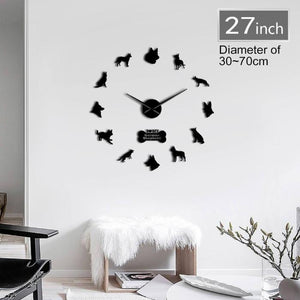 DIY German Shepherd Wall Clock