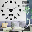 DIY German Shepherd Wall Clock