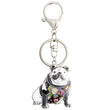 Otis English Bulldog Keychain