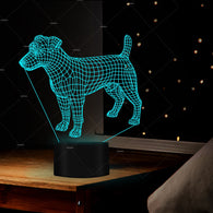 Jack Russell Color Changing Lamp