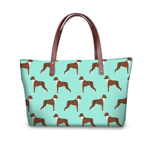 Boxer Dog Shopper Bag
